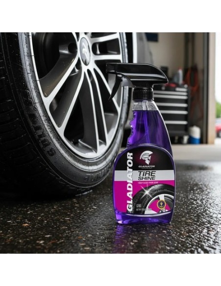 Abrillantador De Neumáticos Tire Shine Gladiator 2 Pzas
