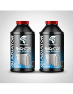 Liquido Tapón De Fugas Del Radiador Gladiator 2 Pzas