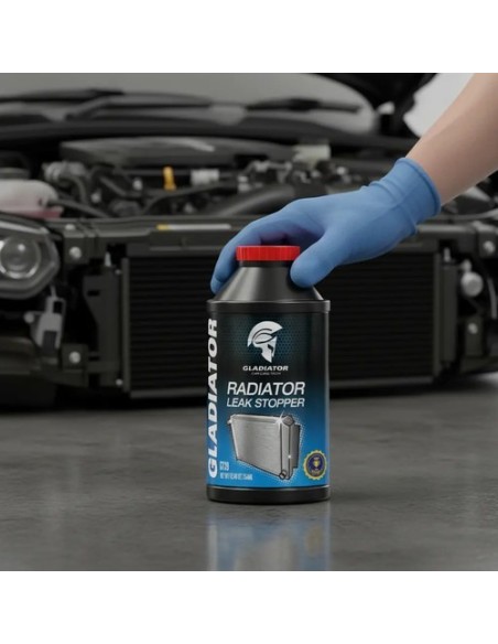 Liquido Tapón De Fugas Del Radiador Gladiator 2 Pzas