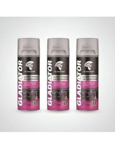 Kit Desodorizante Desinfectante Automotriz Limon 220ml 3...