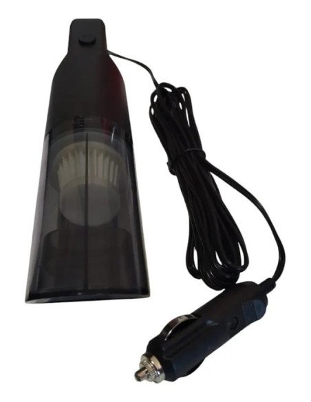 Aspiradora Pervoy Alambrica Para Vehiculos Color Negro