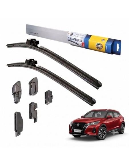 Plumas limpiadoras Nissan Kicks 26"/14" Hella.