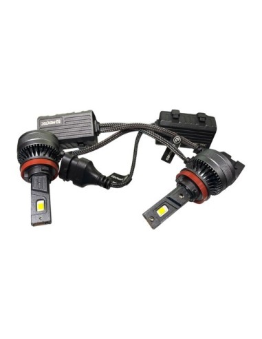 Kit de Focos LED H11/H8/H9 delanteros 6500LM...