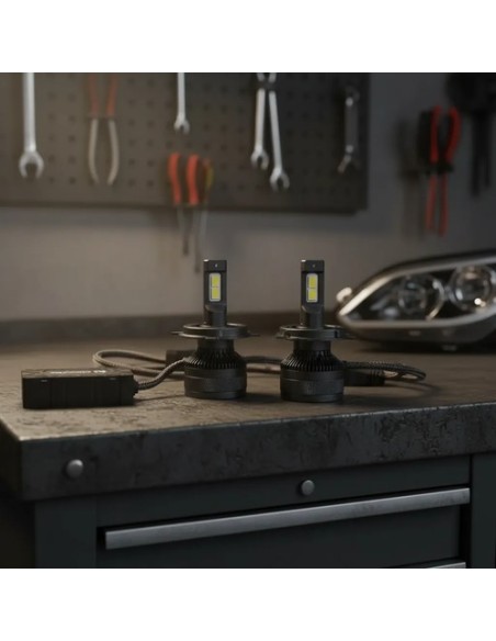 Focos Led Alta Y Baja Luces H4 Mextec