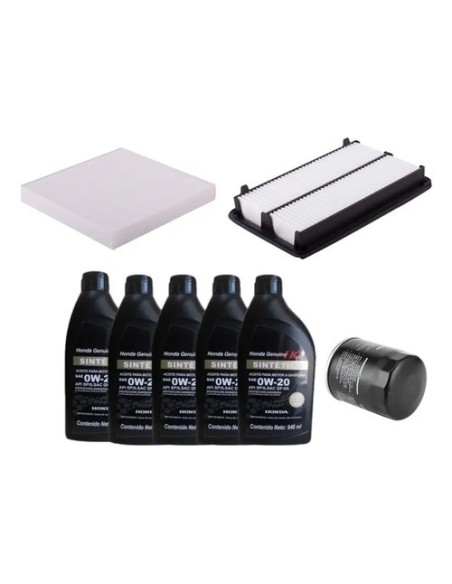 Kit Filtros  C/ Aceitel Aceite 0w20 Acura Mdx 3.7 2010