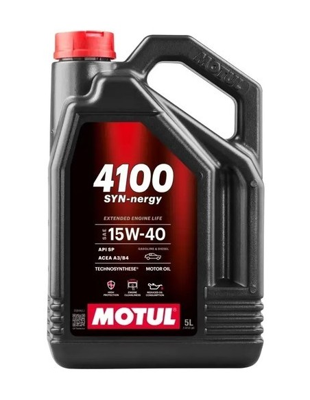 GARRAFA 5L ACEITE MULTIGRADO 15W40 MOTUL 4100