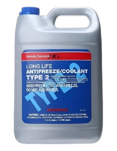 Anticongelante Tipo 2 Vida Prolongada Marca Honda