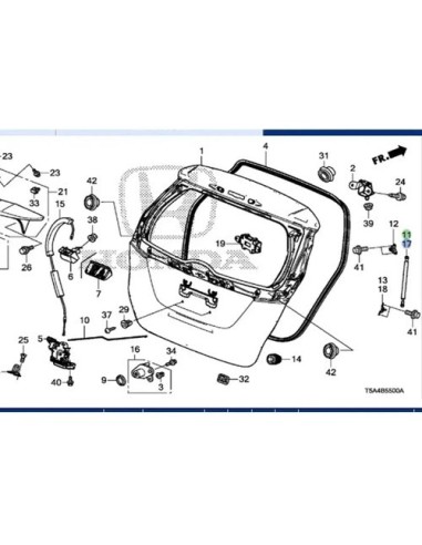 Amortiguadores De Cajuela Honda Fit 2015-2020...