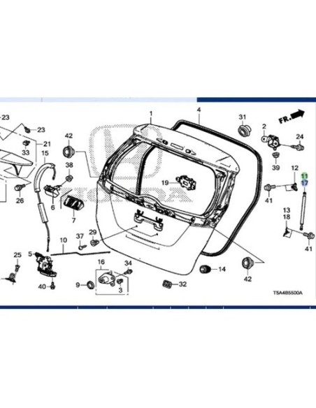 Amortiguadores De Cajuela Honda Fit 2015-2020 Originales 2pz