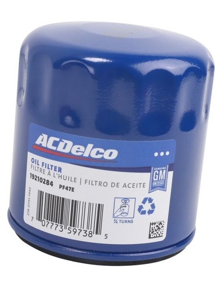 CAMBIO DE ACEITE PARA AUTOS GM 4 CIL, 5 LTS Y FILTRO PF47 ORIGINAL ACDELCO