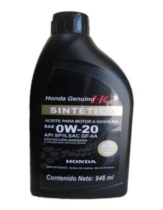 Aceite Sintético Honda Civic Hrv Crv Accord City Original
