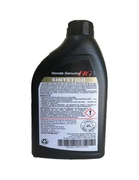 Aceite Sintético Honda Civic Hrv Crv Accord City Original
