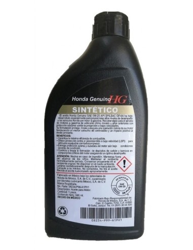 Aceite Sintético Honda Civic Hrv Crv Accord...
