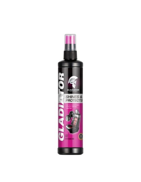 GLADIATOR GT27 Abrillantador Protector Plásticos Cuero Vinil