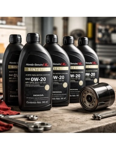 Kit Cambio de Aceite Sintético Honda 0w20 Y...