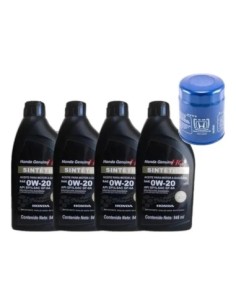 Kit Cambio de Aceite Sintético Honda Y Filtro Original 4...