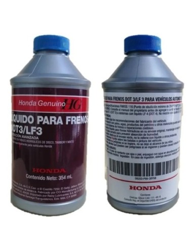 Kit 4 Botes Liquido De Frenos Honda Dot3/lf3...
