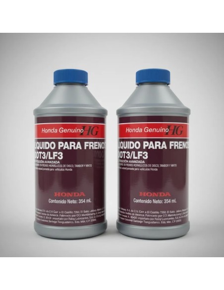 Kit 4 Botes Liquido De Frenos Honda Dot3/lf3 Genuino Hg Acura